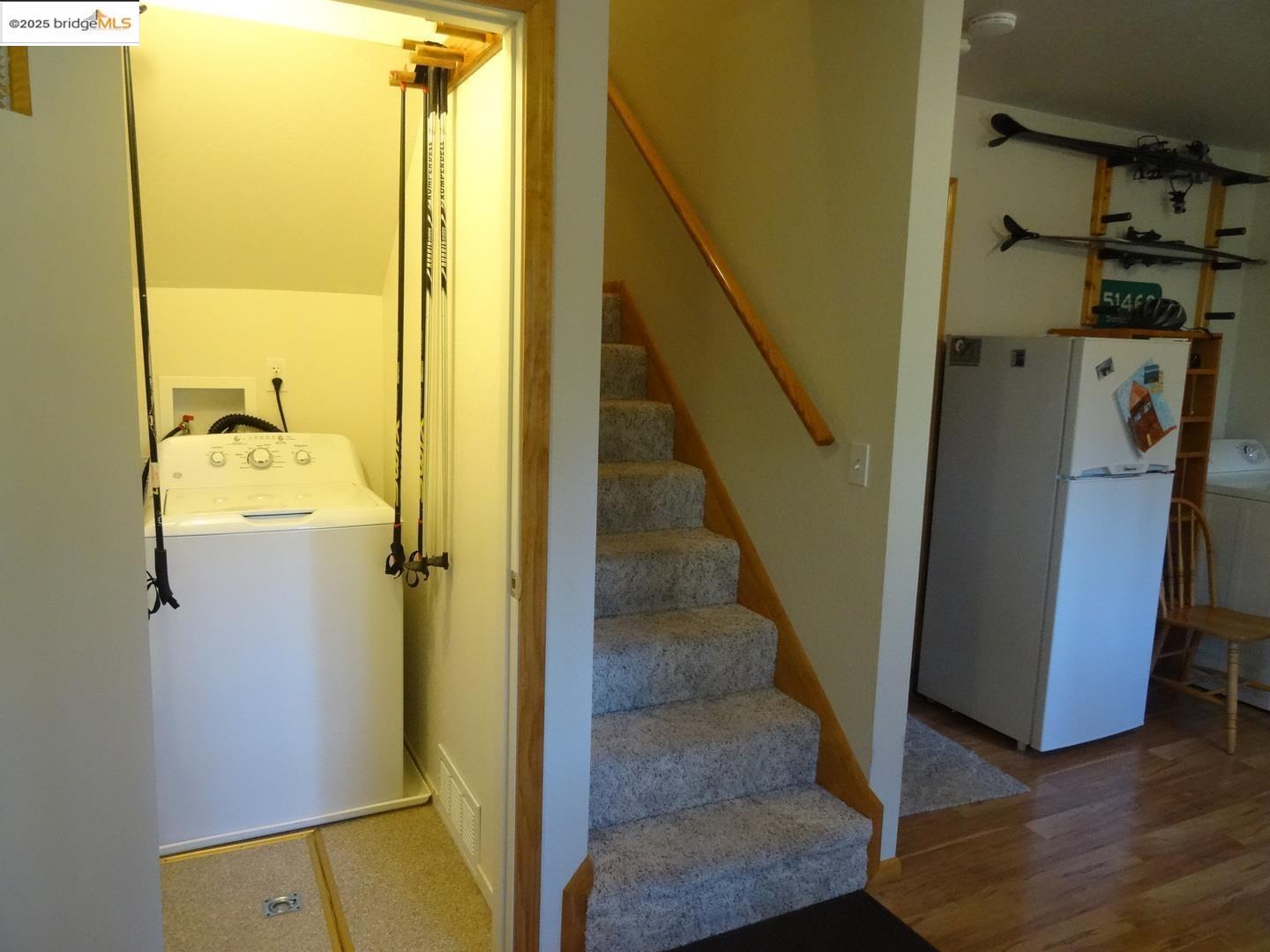 51468 Donner Pass Road Soda Springs, CA 95728 - Photo 11 of 22 a view of a hallway with wooden floor