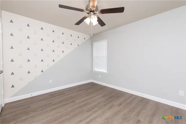 wooden floor in an empty room