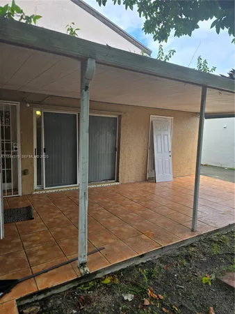a view of front door