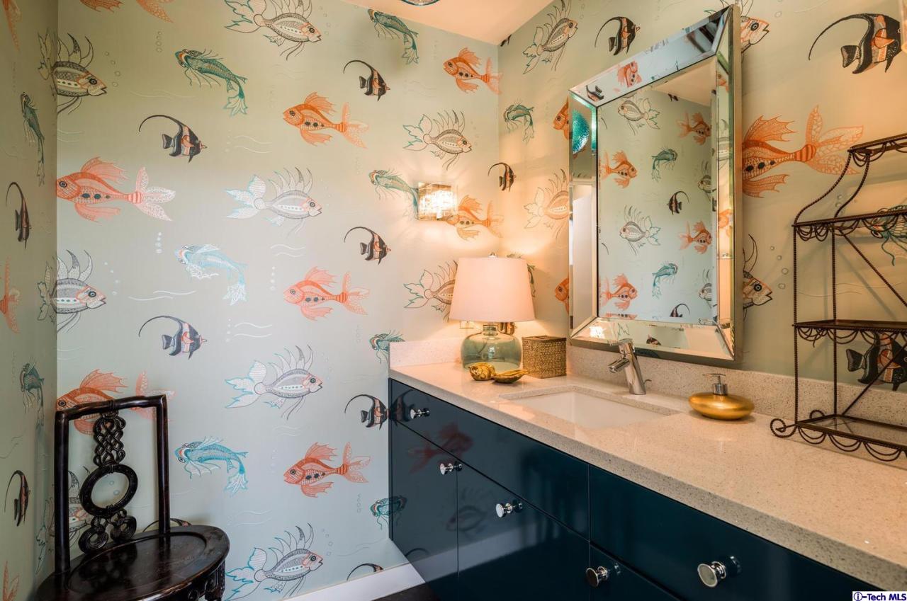 3645 Deerpass Road Glendale, CA 91208 - Photo 15 of 39 a bathroom with a sink vanity and mirror