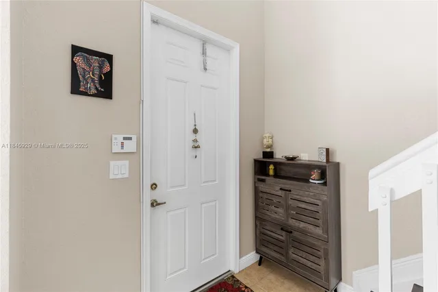 a view of closet area