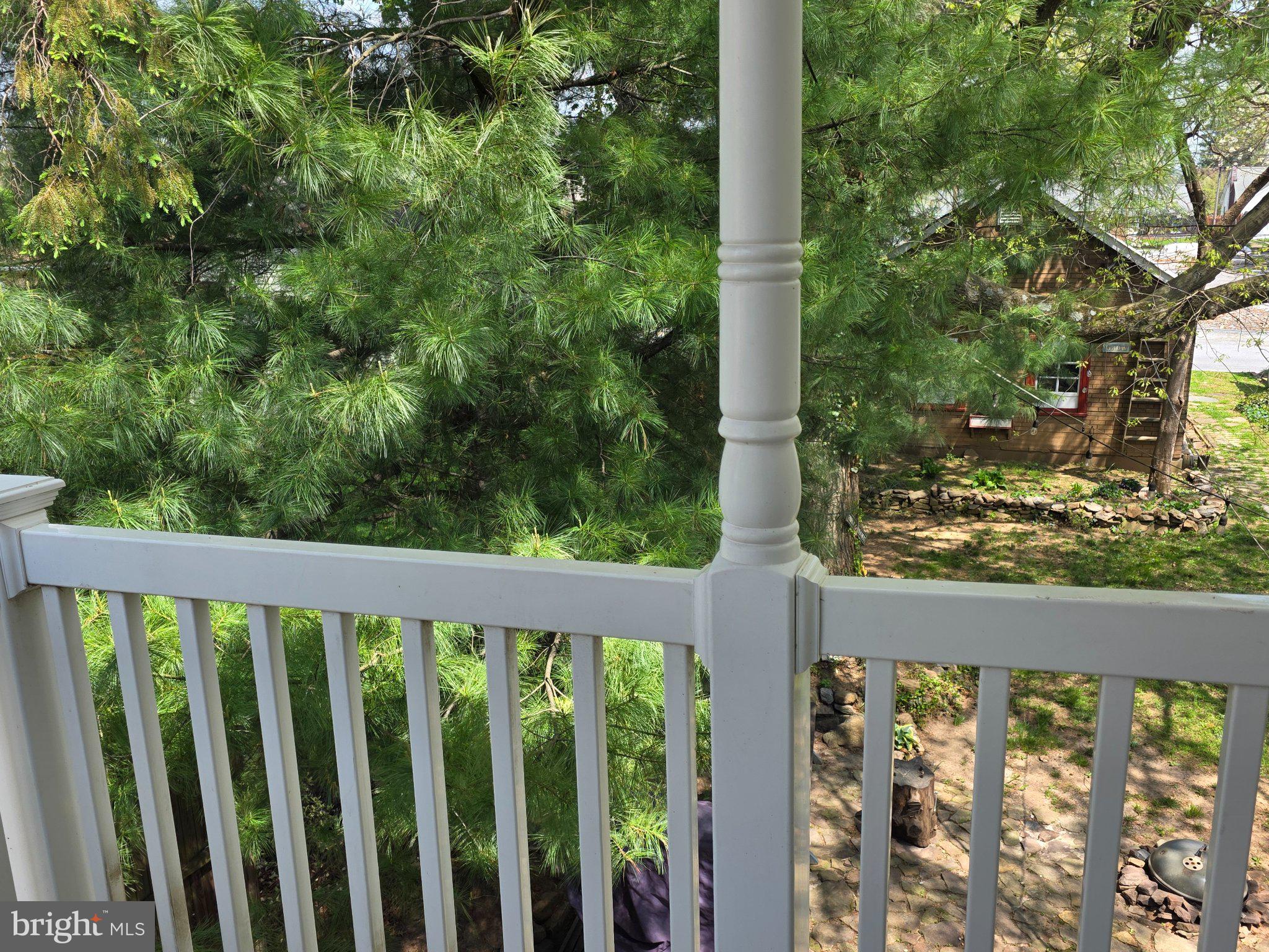 55 South Hazel Street Manheim, PA 17545 - Photo 30 of 36 Serene balcony view of lush greenery.