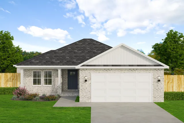 a view of house with backyard