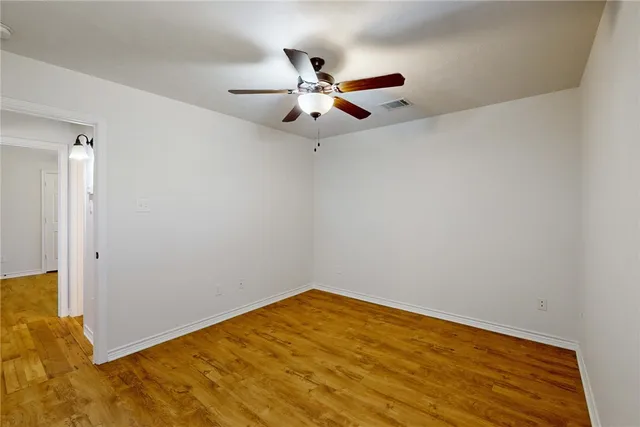 wooden floor in an empty room