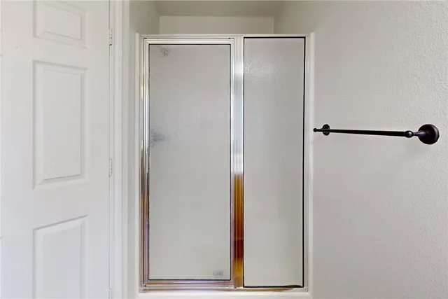 a view of a door