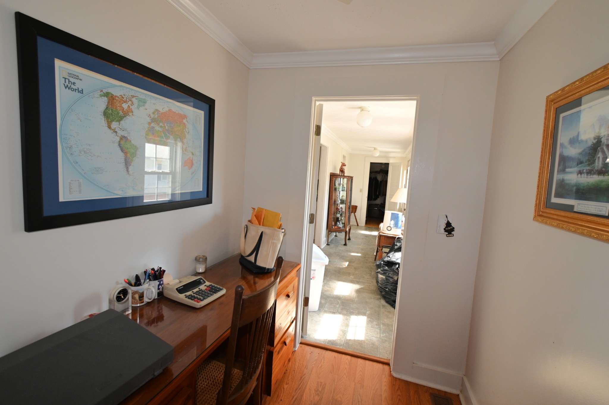 489 Doyle Road Linden, TN 37096 - Photo 63 of 70 a view of a workspace with furniture and wooden floor