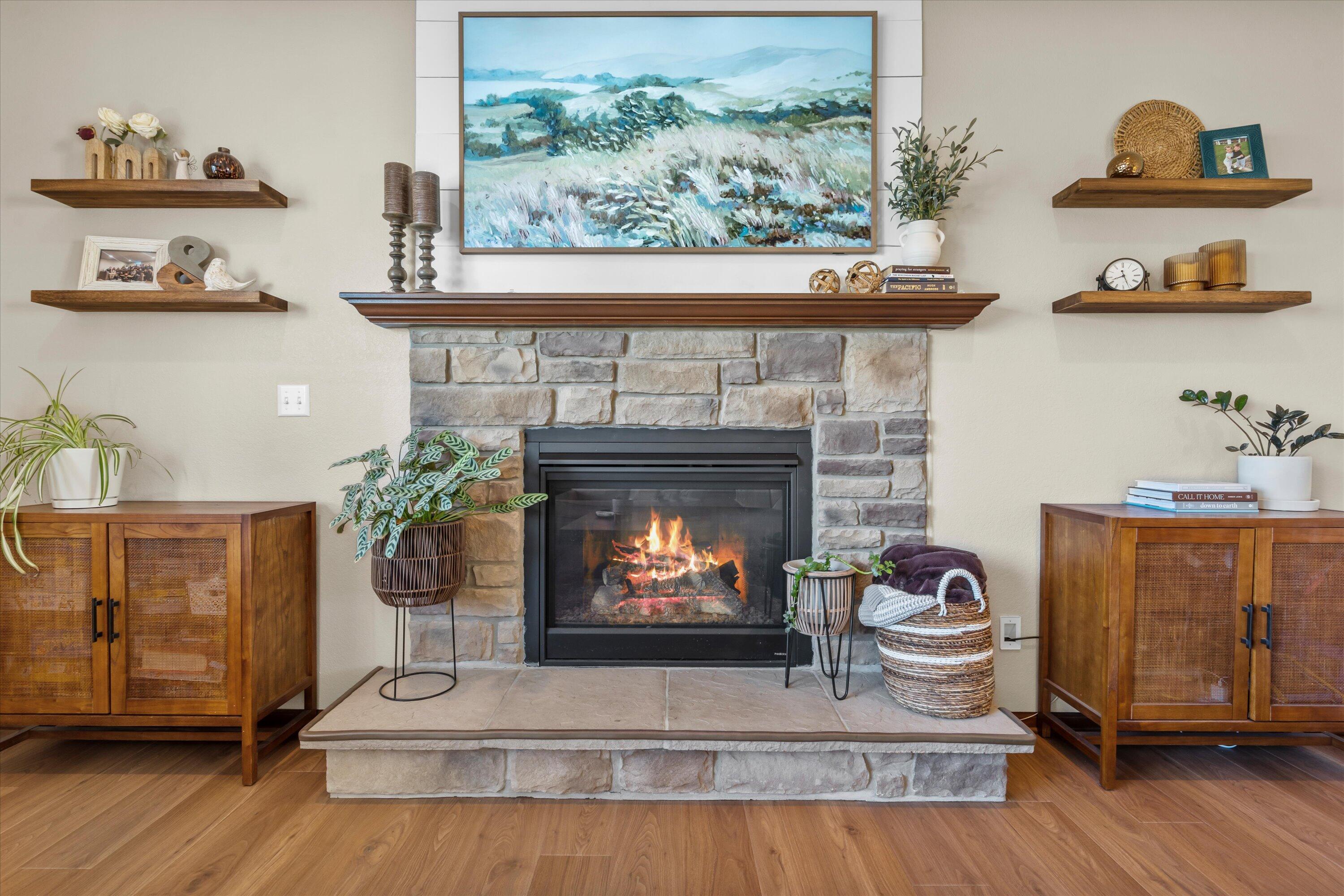 3552 Olde Howell Road Waukesha, WI 53188 - Photo 15 of 60 Beautiful Gas Fireplace