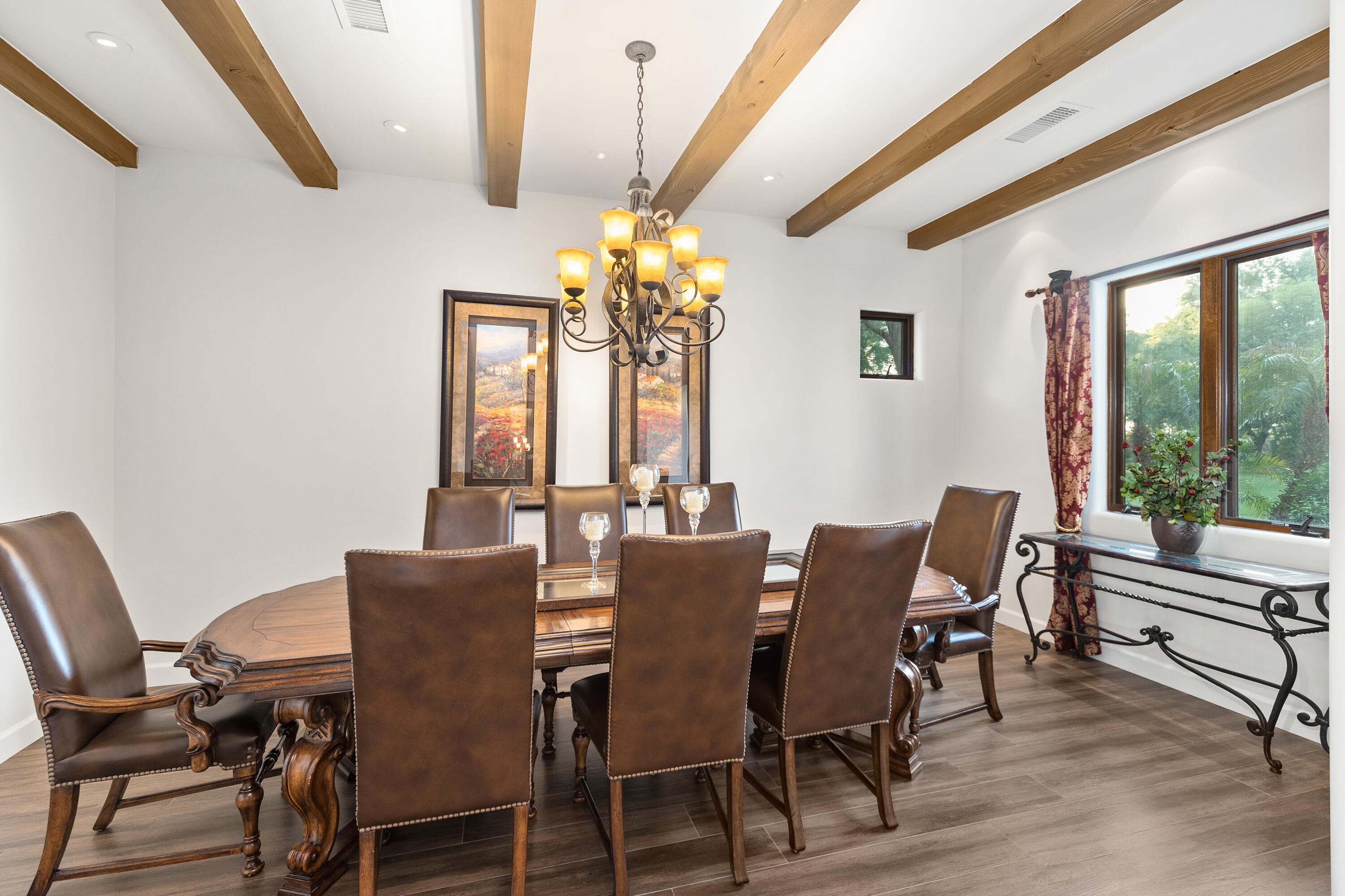 83005 North Shore Drive Indio, CA 92203 - Photo 11 of 40 a view of a dining room with furniture window and outside view