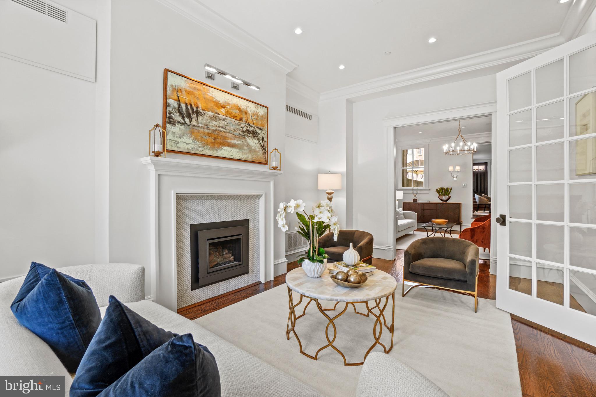 2211 Massachusetts Avenue Northwest Washington, DC 20008 - Photo 16 of 94 Parlor w/ Gas Fireplace