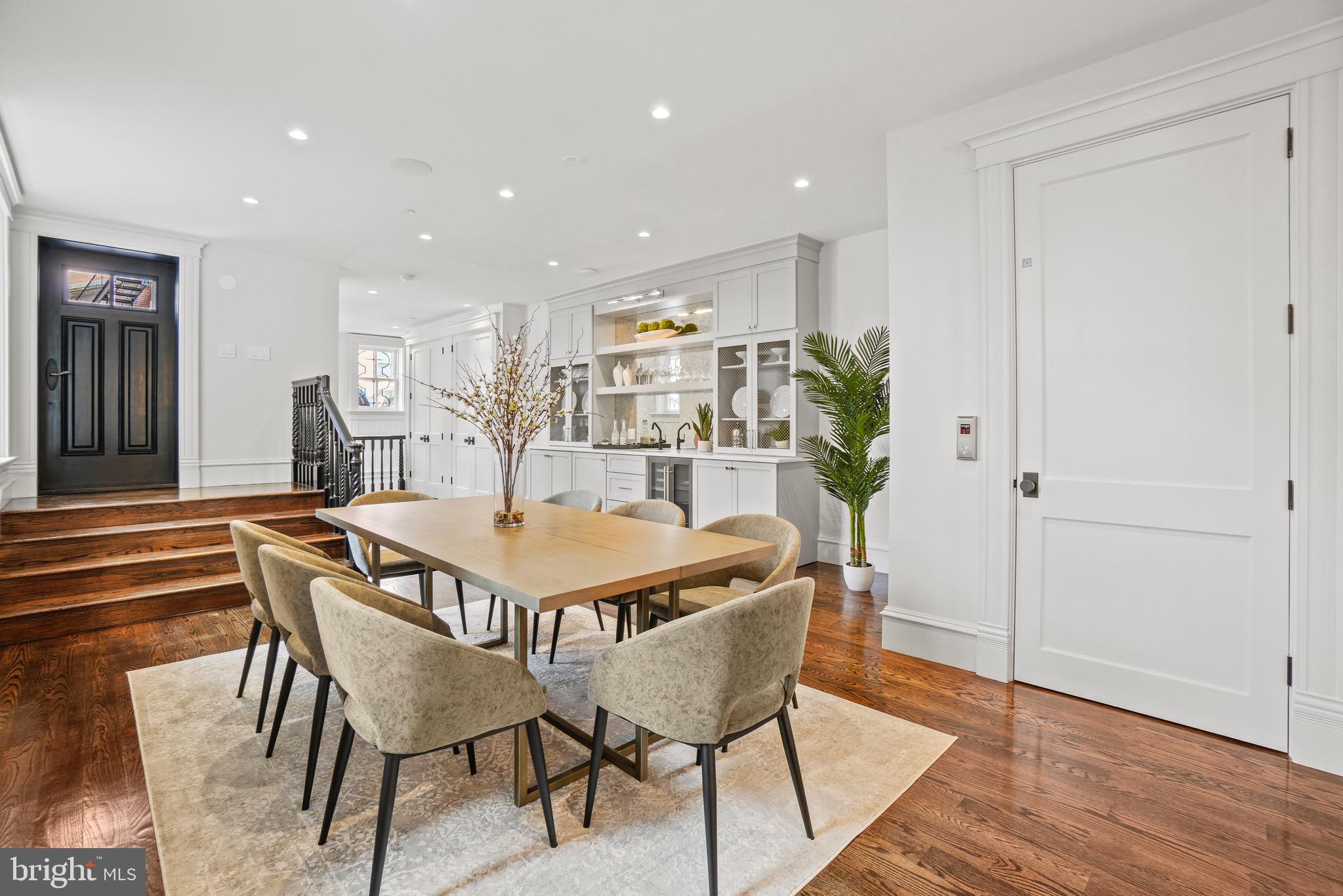 2211 Massachusetts Avenue Northwest Washington, DC 20008 - Photo 21 of 94 Main Level Social Area w/ Wet Bar