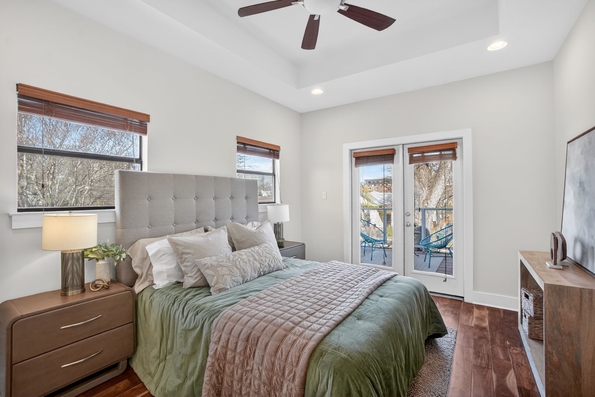 1203 East 2nd Street, Unit A Austin, TX 78702 - Photo 18 of 39 a bedroom with bed and window