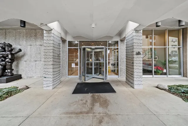 a view of a car garage