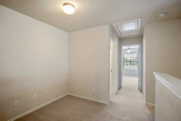 a view of an empty room