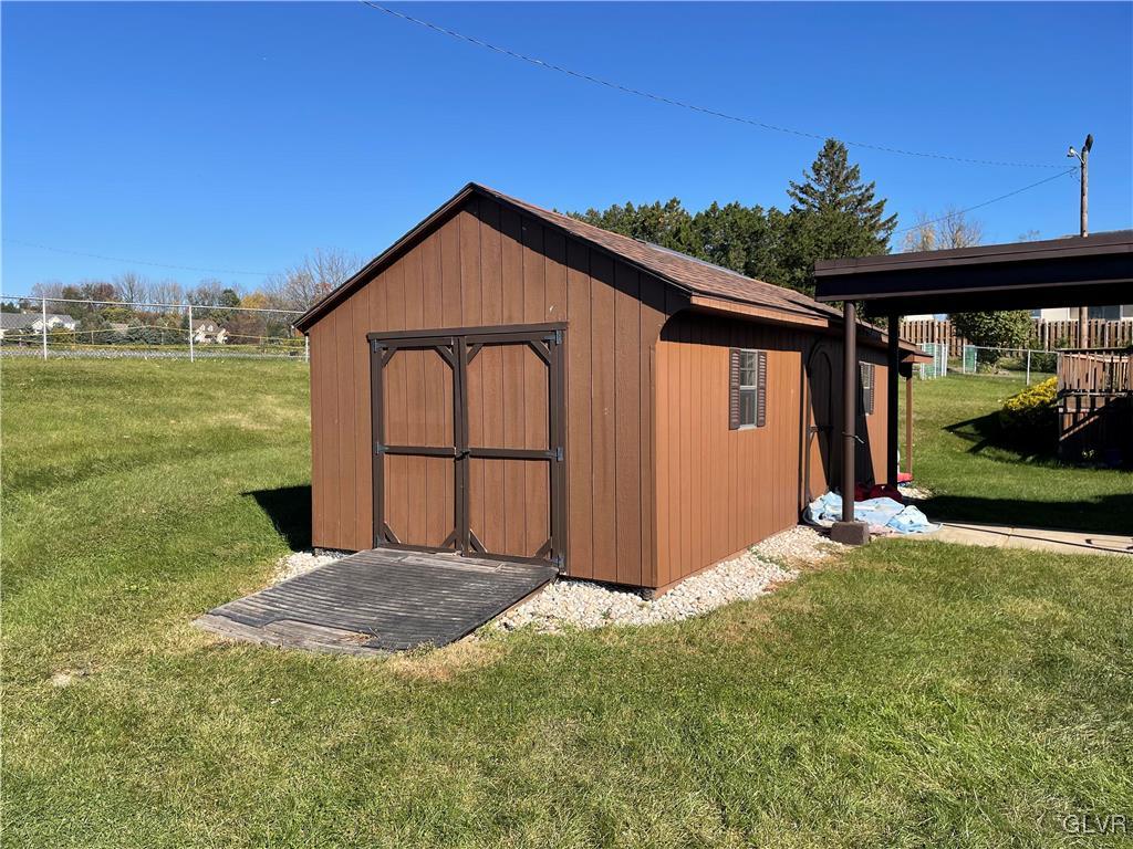 2423 Crest Street Coplay, PA 18037 - Photo 13 of 21 a view of backyard with garden