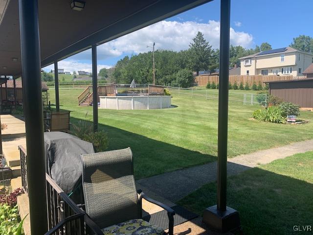 2423 Crest Street Coplay, PA 18037 - Photo 16 of 21 a view of backyard with mountain view and a ocean view
