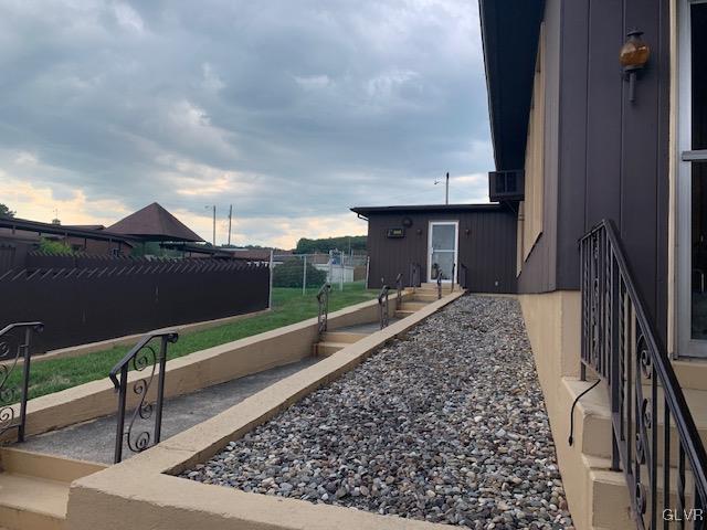 2423 Crest Street Coplay, PA 18037 - Photo 20 of 21 a view of a terrace with a bench