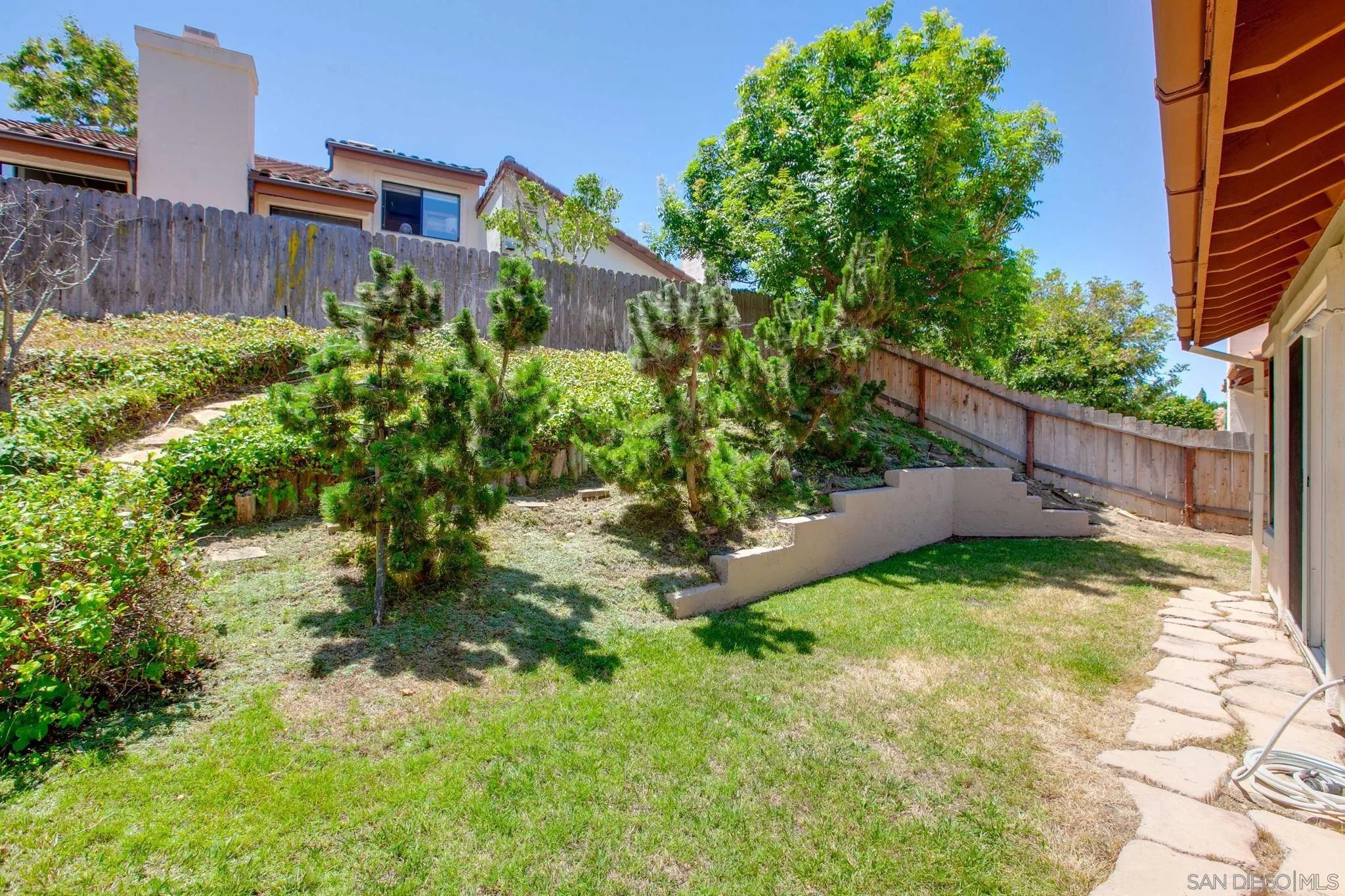 2041 Coolngreen Lane Encinitas, CA 92024 - Photo 33 of 36 a backyard of a house with a garden and plants