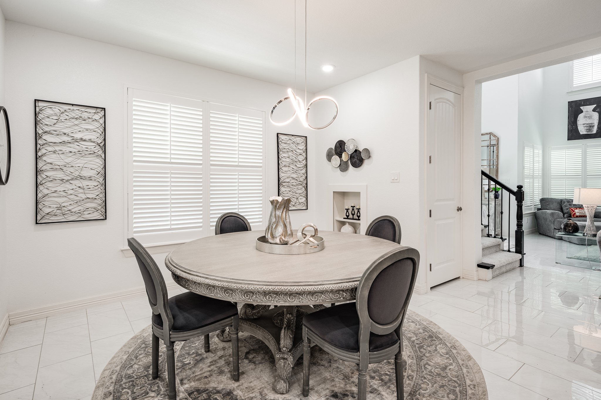 59 County Road Dayton, TX 77535 - Photo 24 of 50 a view of a dining room with furniture and wooden floor