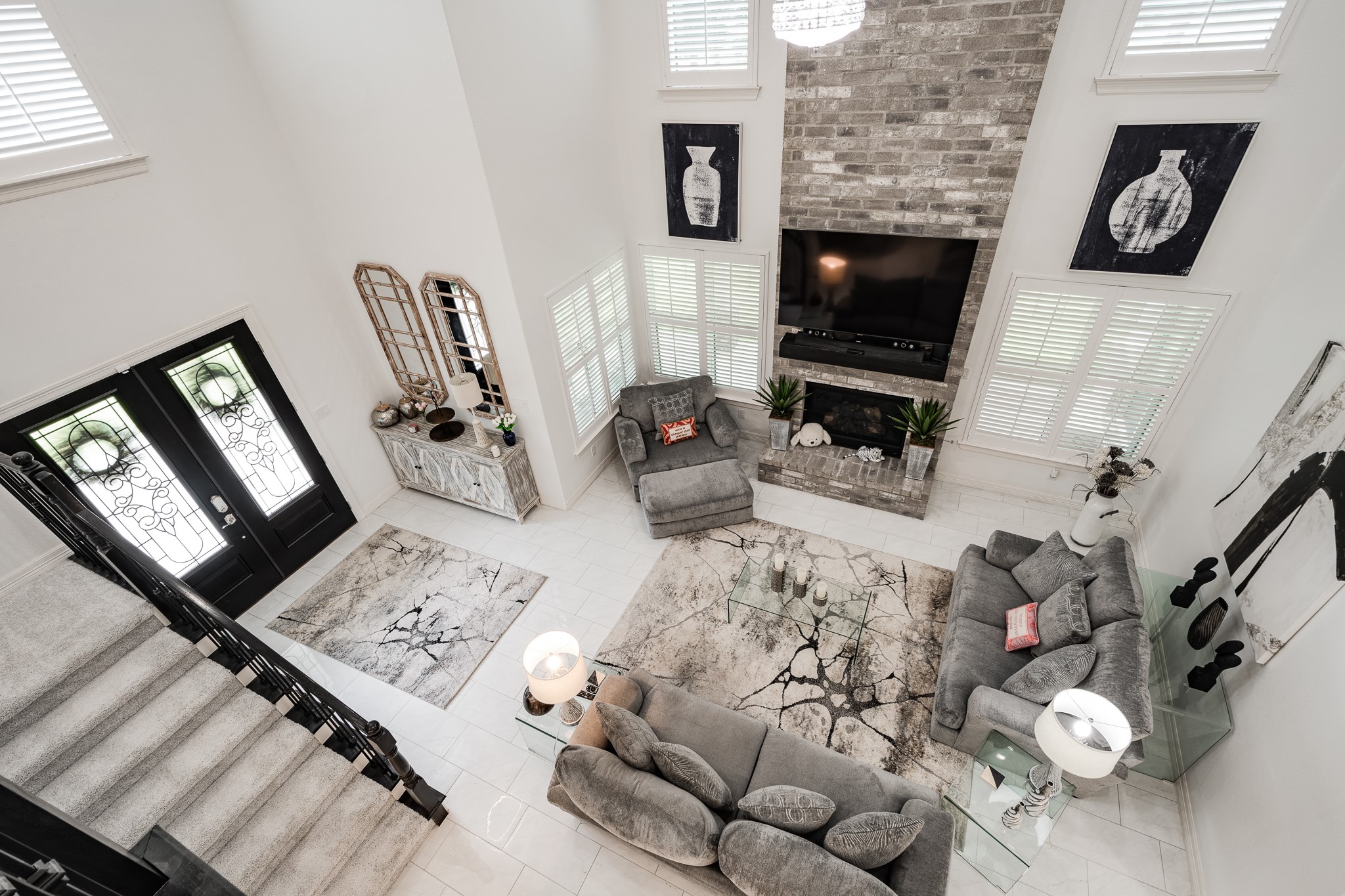 59 County Road Dayton, TX 77535 - Photo 33 of 50 a living room with furniture and a flat screen tv