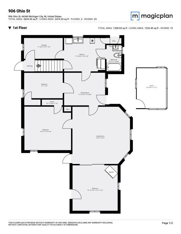 906 Ohio Street, Unit 1 Michigan City, IN 46360 - Photo 19 of 19 612x792