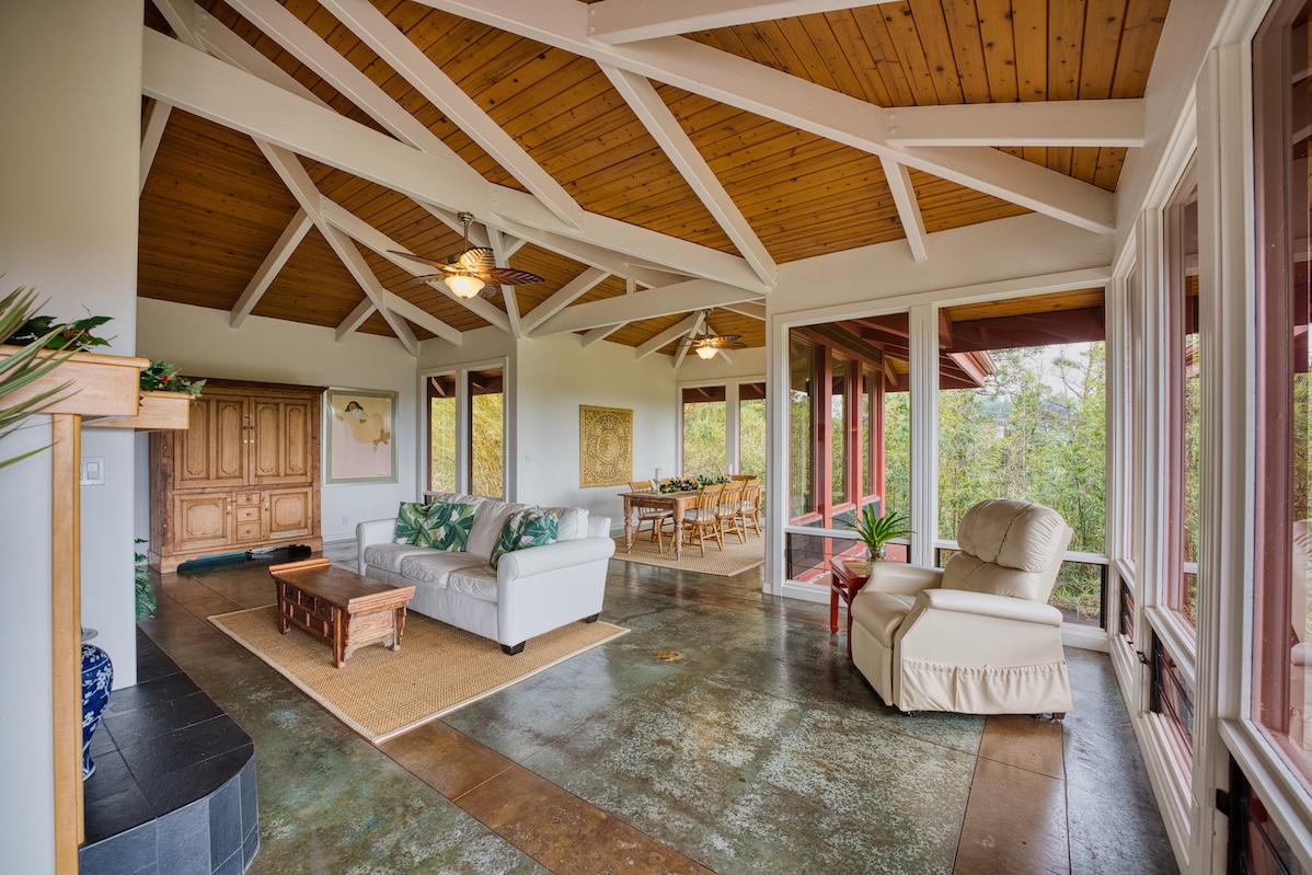64-5221 Iokua Place Kamuela, HI 96743 - Photo 4 of 30 a living room with furniture and a large window