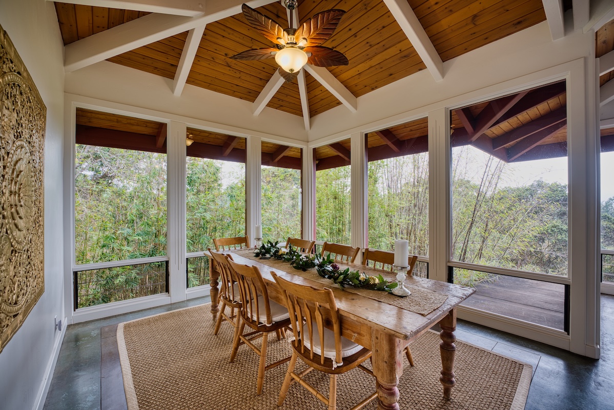 64-5221 Iokua Place Kamuela, HI 96743 - Photo 7 of 30 a view of a dining room with furniture window and outside view