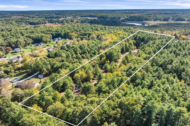 a view of a lake with a mountain