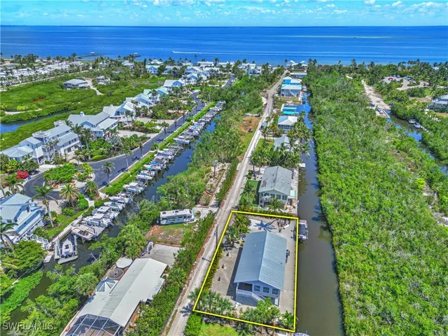a view of a city with an ocean