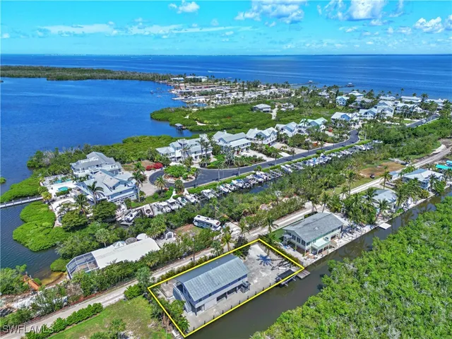 a view of a city with an ocean
