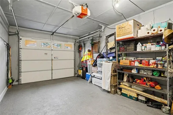 a view of storage and utility room