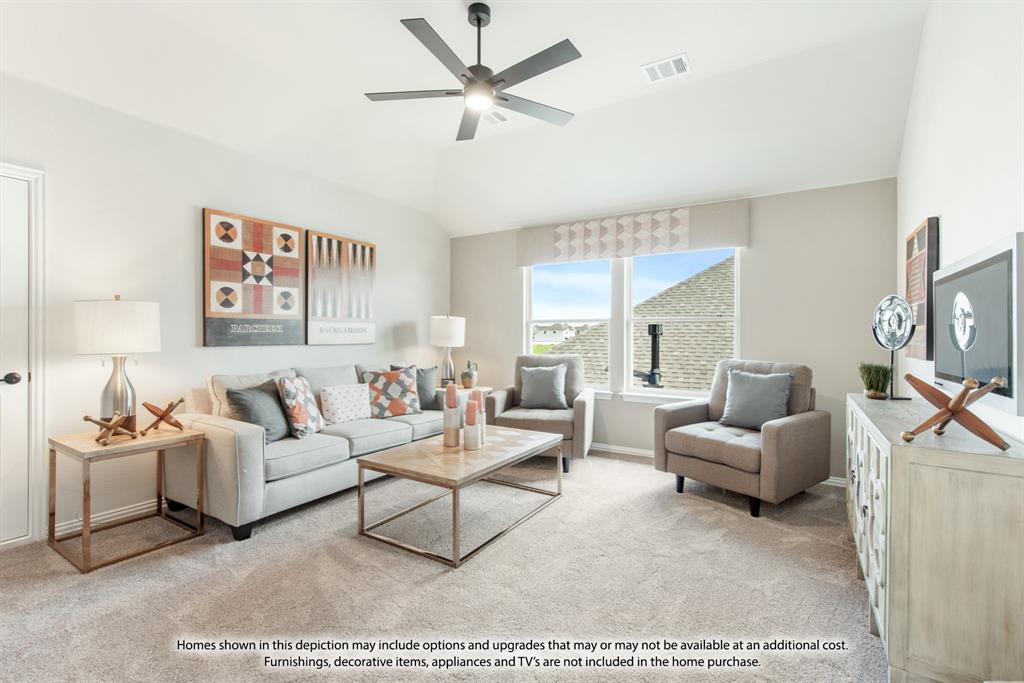 2411 Cornwall Lane Forney, TX 75126 - Photo 26 of 34 a living room with furniture and a large window