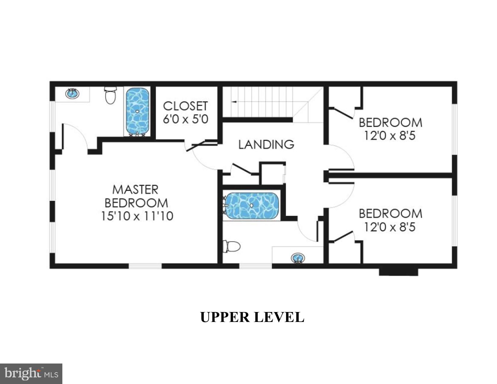 14 South Manchester Street Arlington, VA 22204 - Photo 87 of 88 Upper Level Floor Plan
