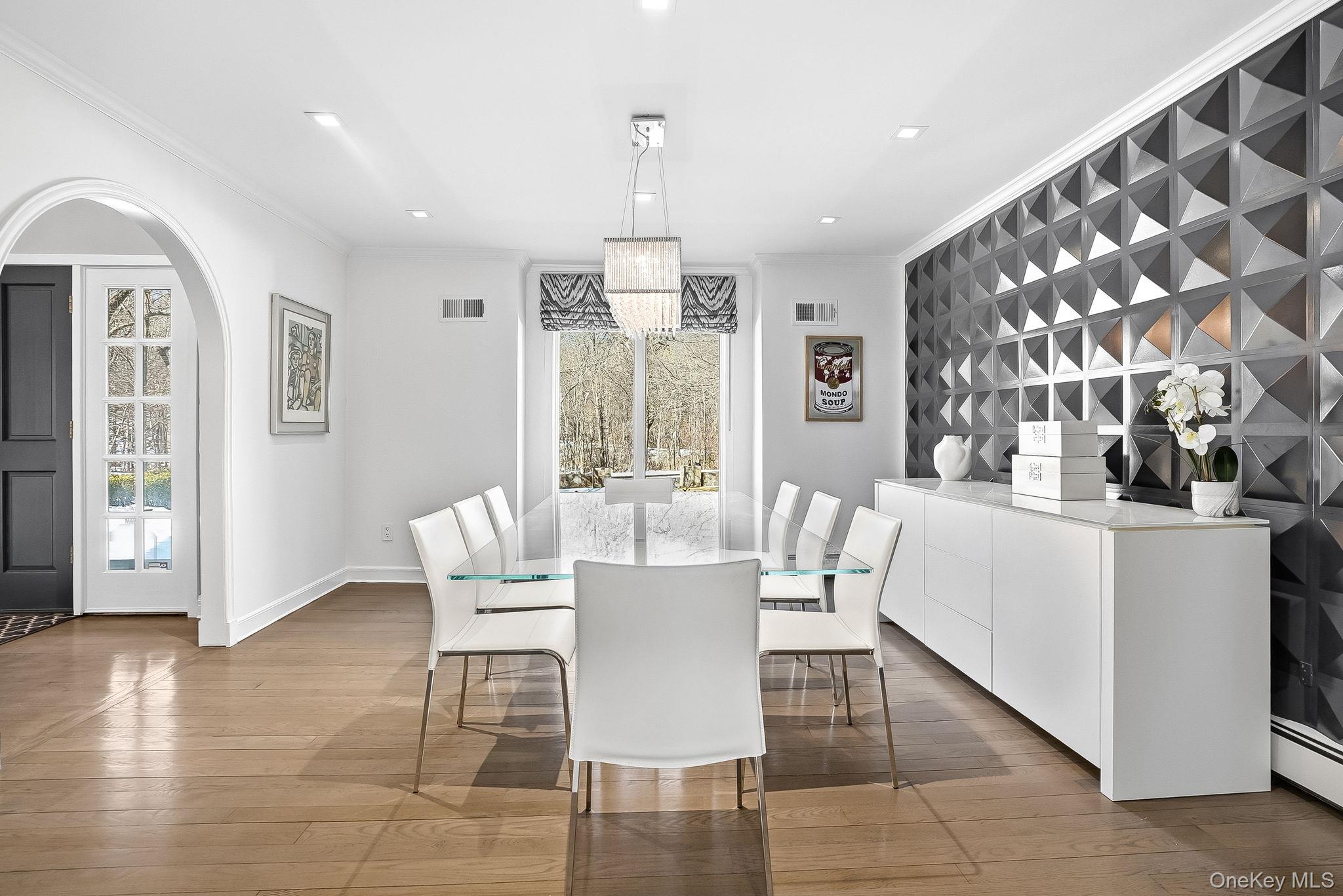 2 Hemlock Rise Armonk, NY 10504 - Photo 6 of 48 Spacious formal Dining room with accent wall