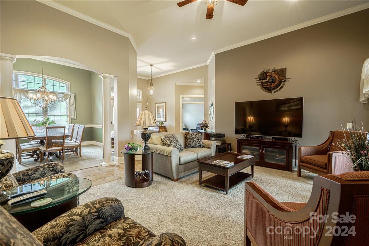 545 State Rd S-13-756 Chesterfield, SC 29709 - Photo 27 of 45 a living room with furniture and a flat screen tv