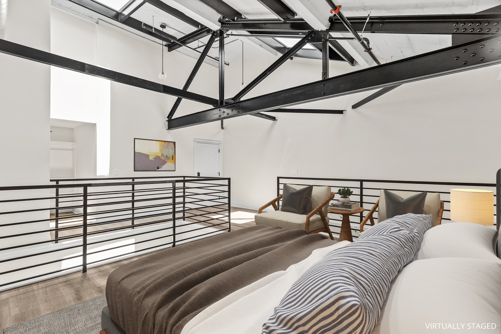 1453 Maple Avenue, Unit 201 Evanston, IL 60201 - Photo 12 of 25 a view of a balcony with furniture