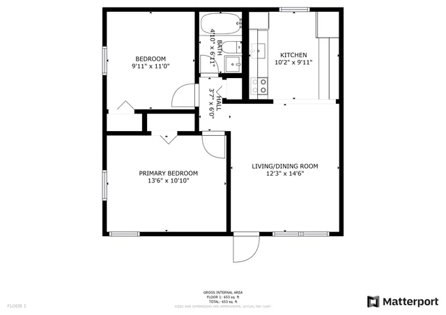 a picture of a floor plan