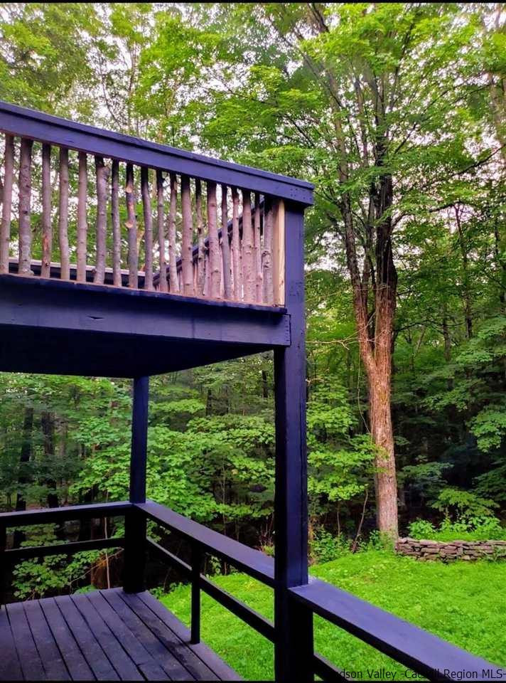 66 Hill Road Kingston, NY 12401 - Photo 3 of 32 a view of a wooden deck