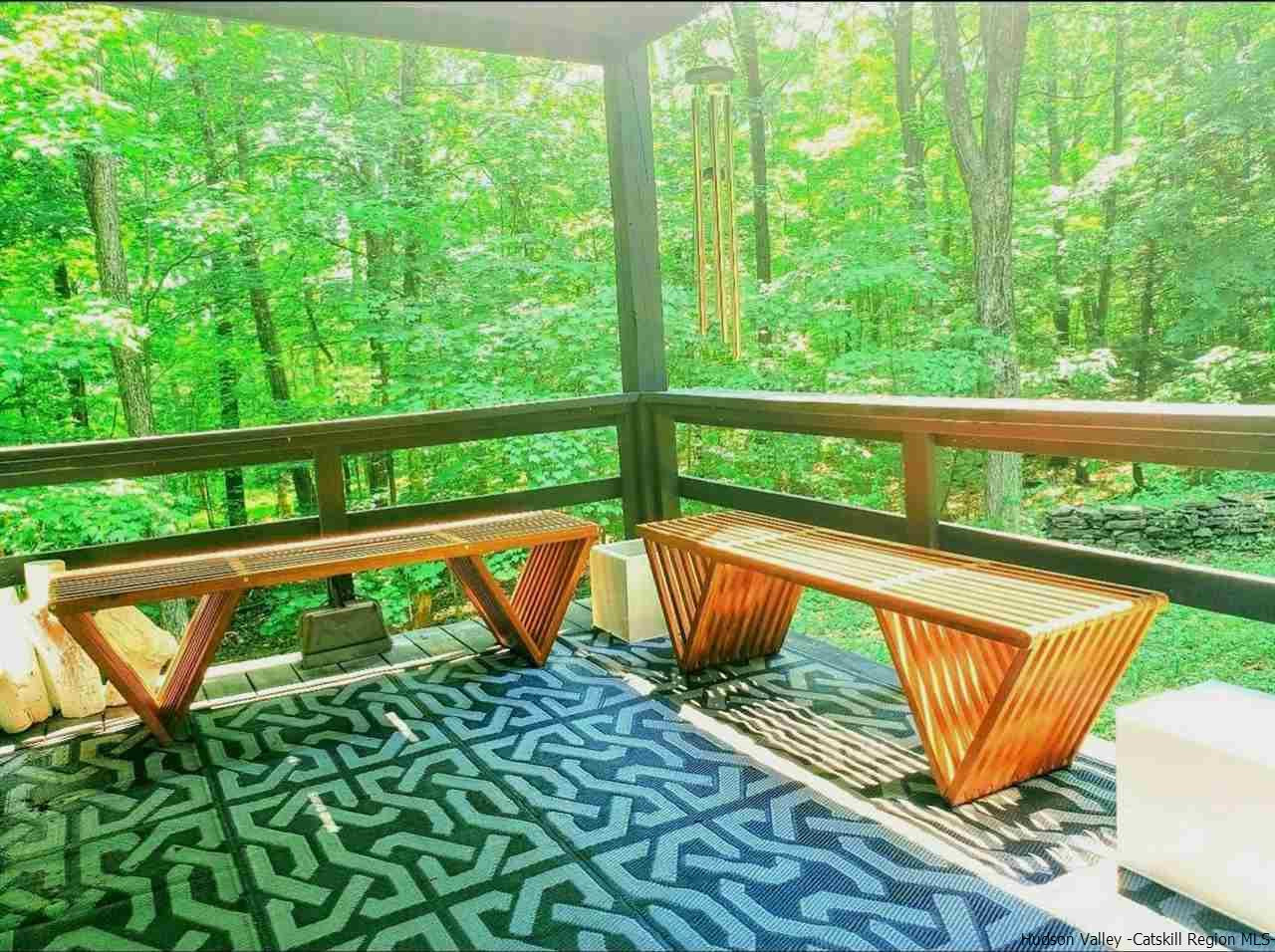 66 Hill Road Kingston, NY 12401 - Photo 4 of 32 a view of swimming pool with a patio and a garden