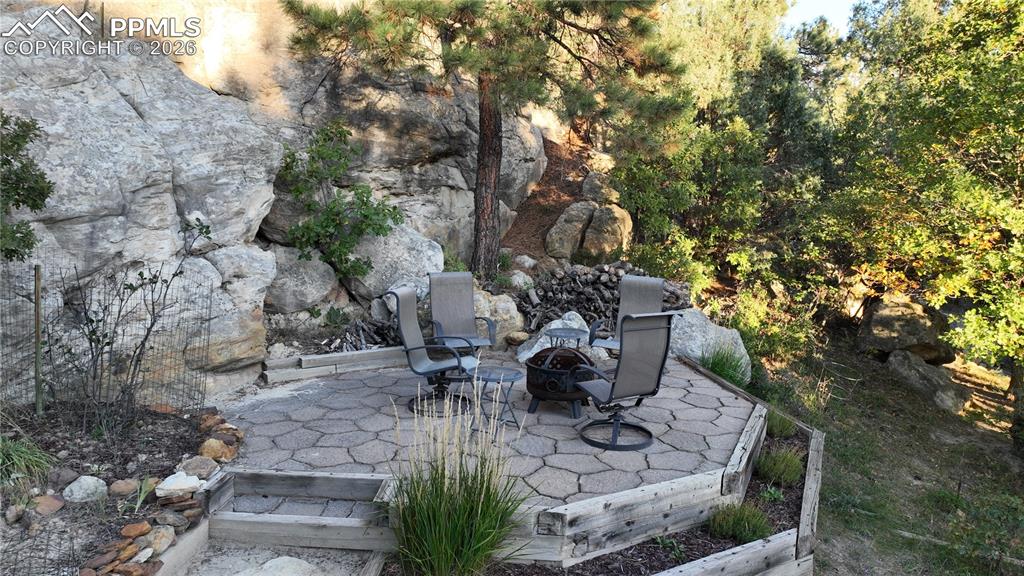 5440 Setters Way Colorado Springs, CO 80919 - Photo 4 of 40 a view of yard with patio