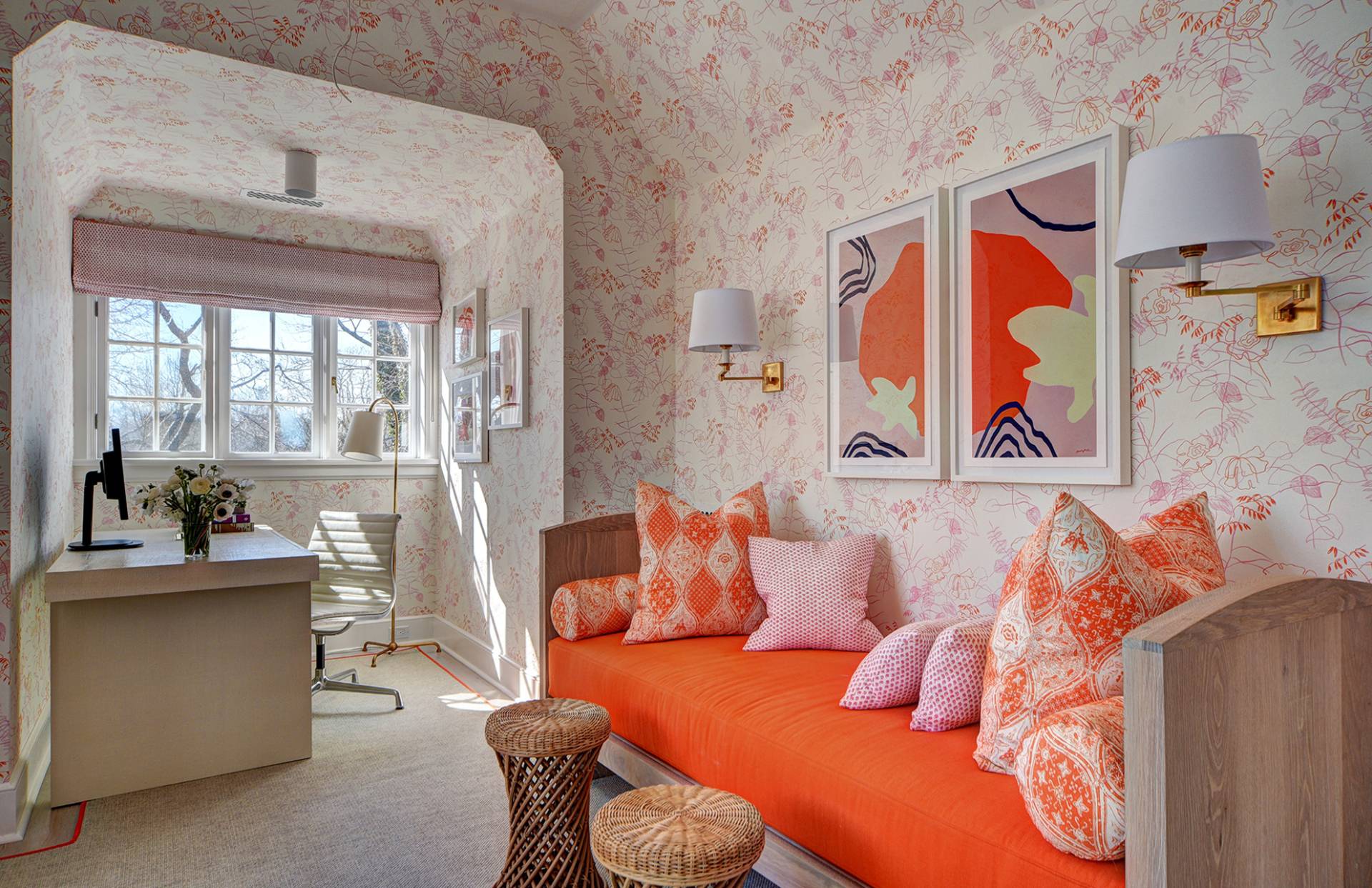 63 Middle Lane East Hampton, NY 11937 - Photo 28 of 39 a living room with furniture a rug and a floor to ceiling window
