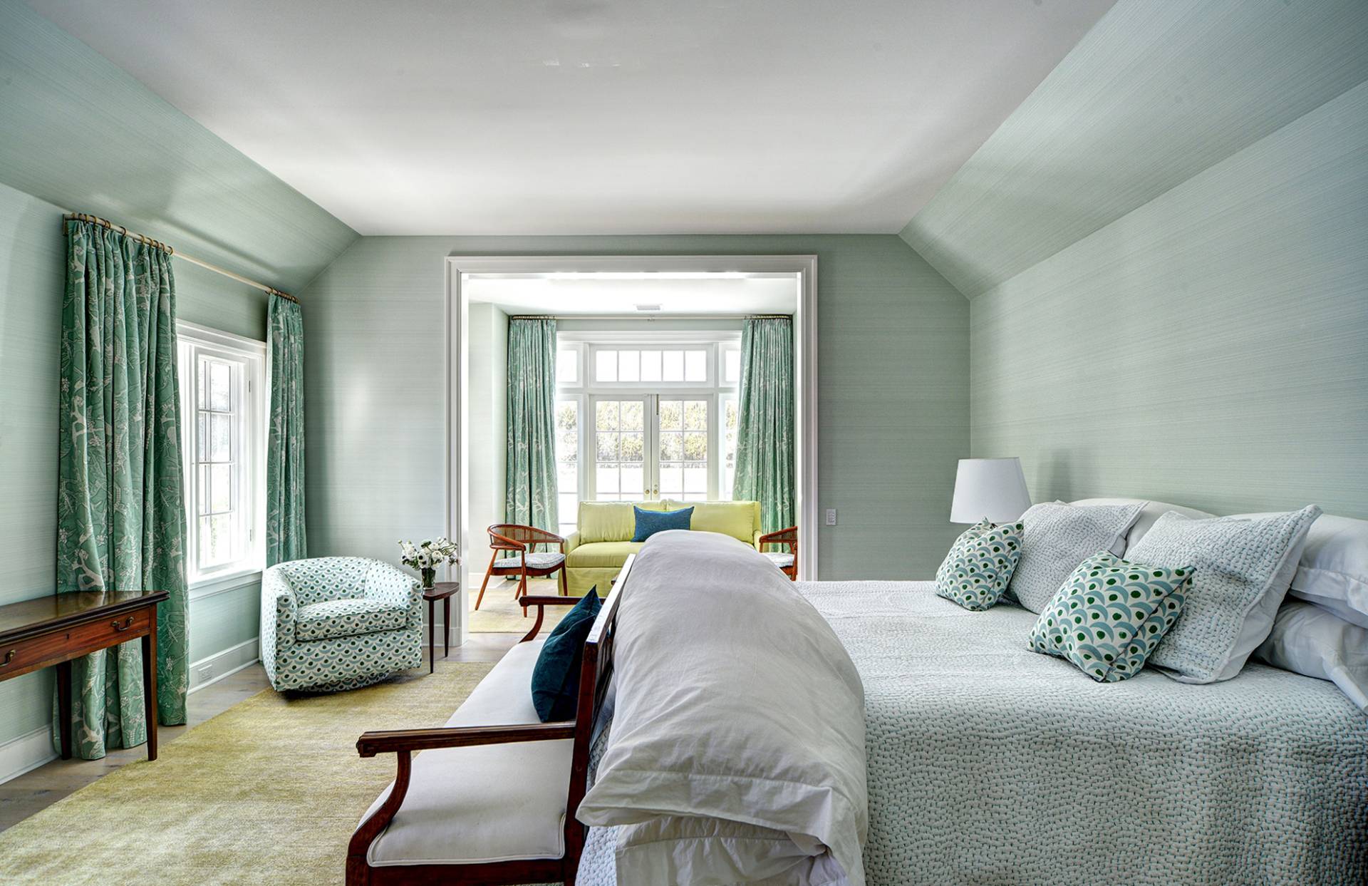 63 Middle Lane East Hampton, NY 11937 - Photo 29 of 39 a bedroom with a bed and a window