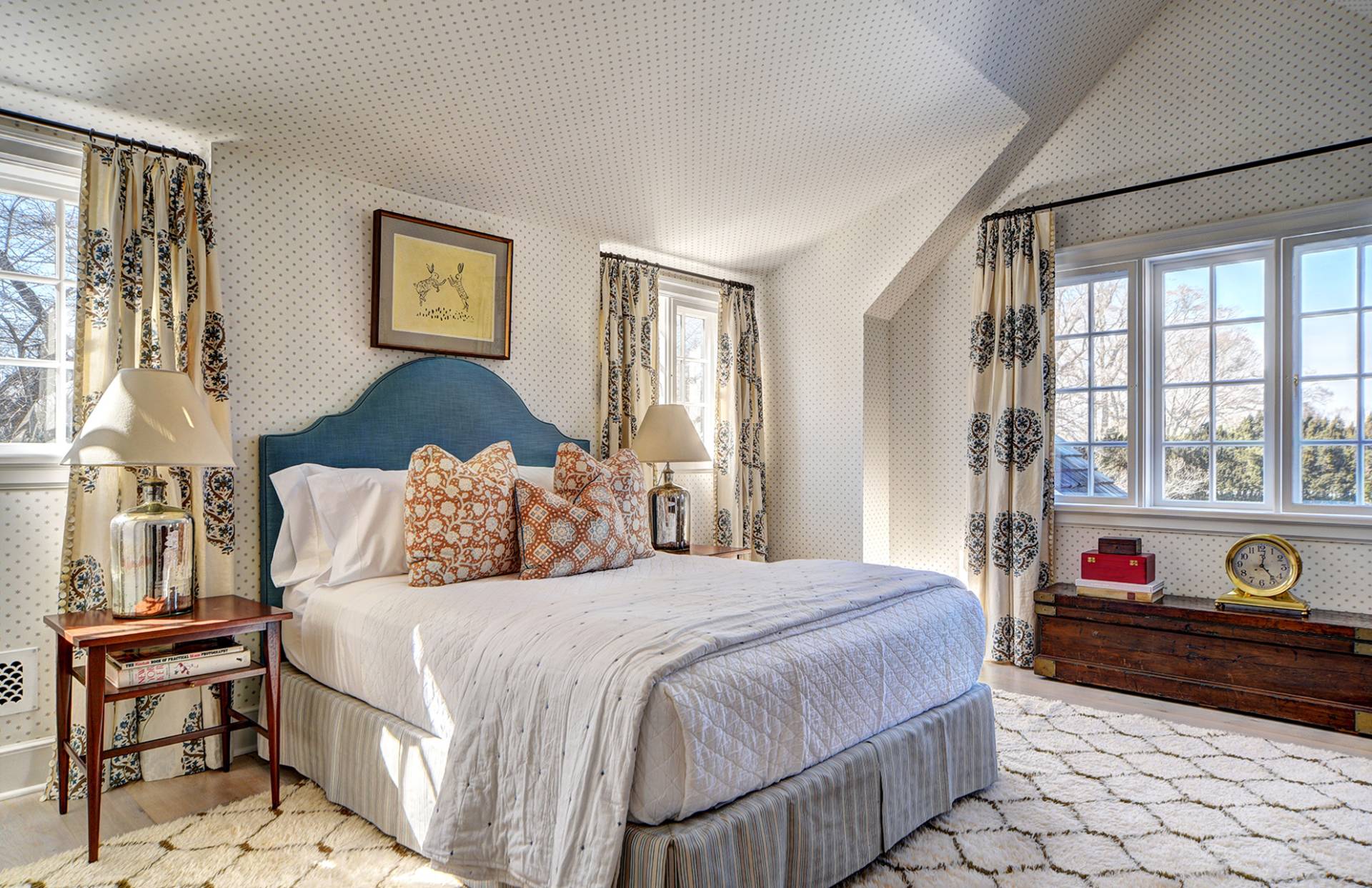 63 Middle Lane East Hampton, NY 11937 - Photo 31 of 39 a bedroom with a bed and a window