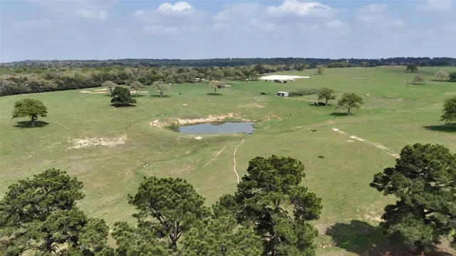 a view of a golf course with a park