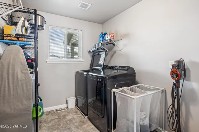 a view of storage and utility room with stuff