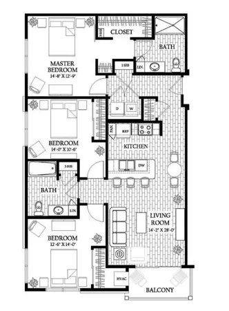 $2,639 | N88-w15000 North Main Street, Unit 2316, Menomonee Falls, WI 53051