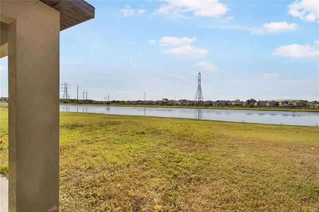 a view of an ocean and beach
