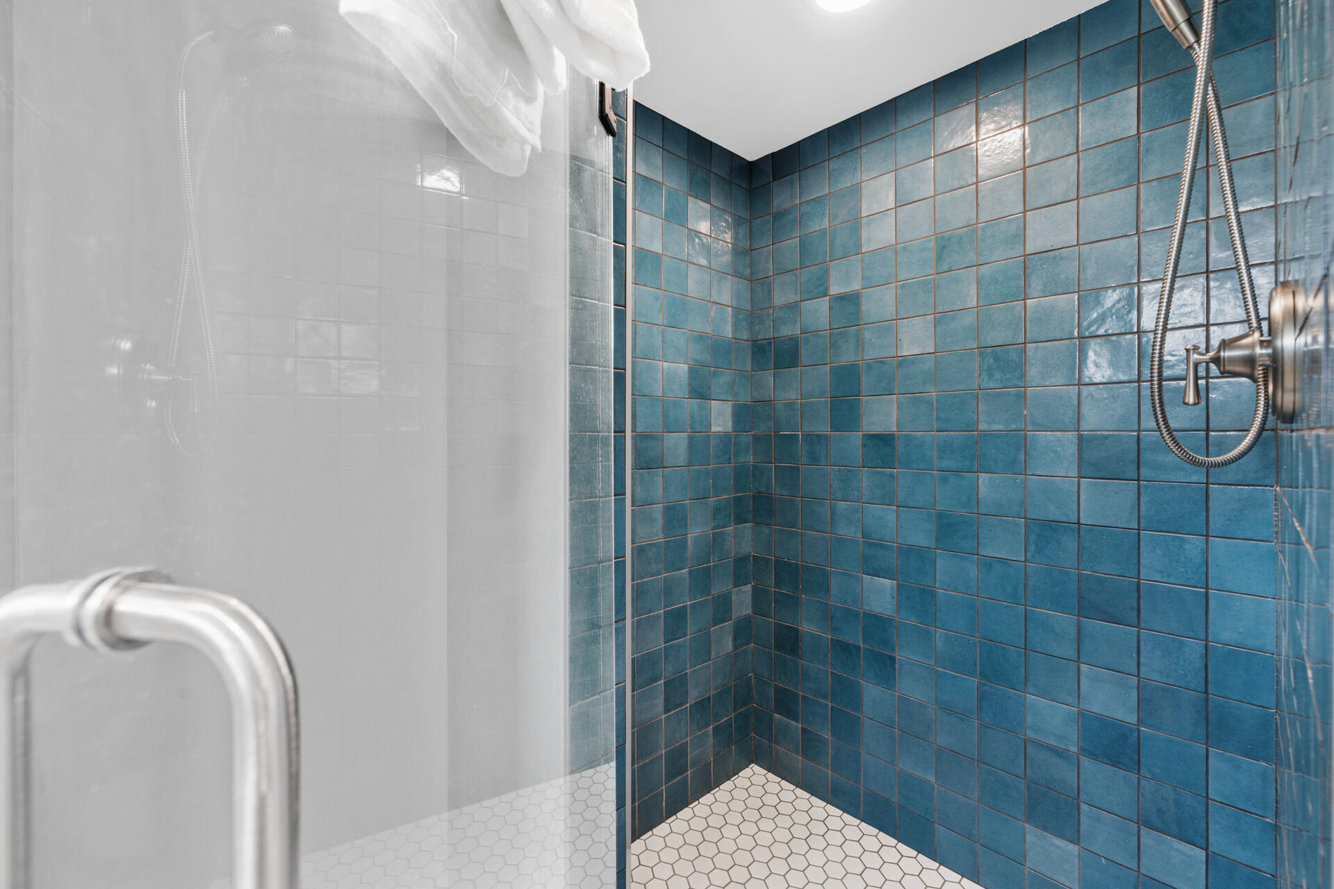 415 South Concord Road Oconomowoc, WI 53066 - Photo 29 of 39 Beautiful tile adds style to the lower level shower stall.