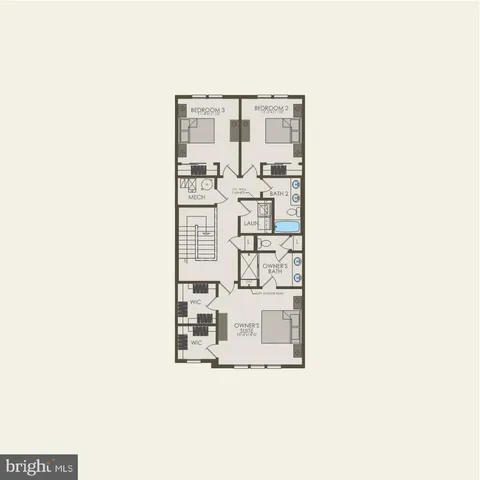 a picture of a wall with a building