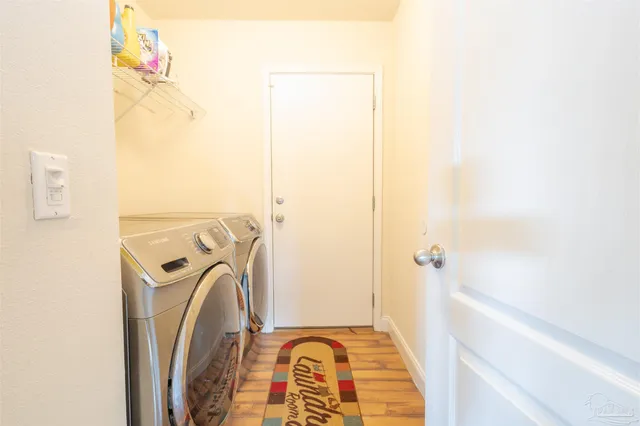 a view of a garage with a bike