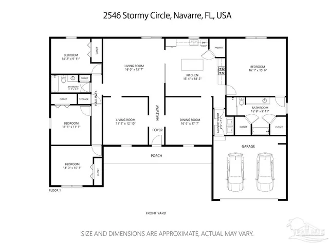 a front view of a house with a garden and plants